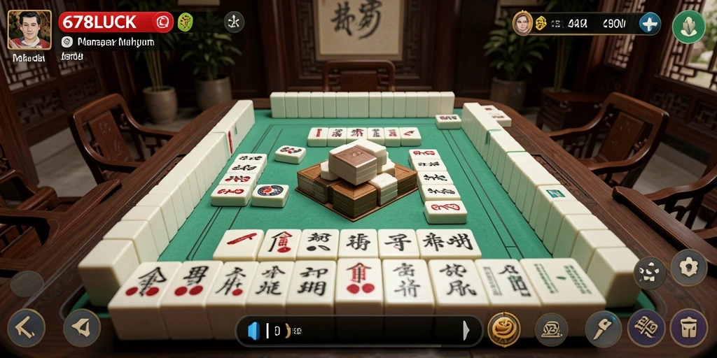 Screenshot dari gameplay Mahjong yang menampilkan tantangan menarik.