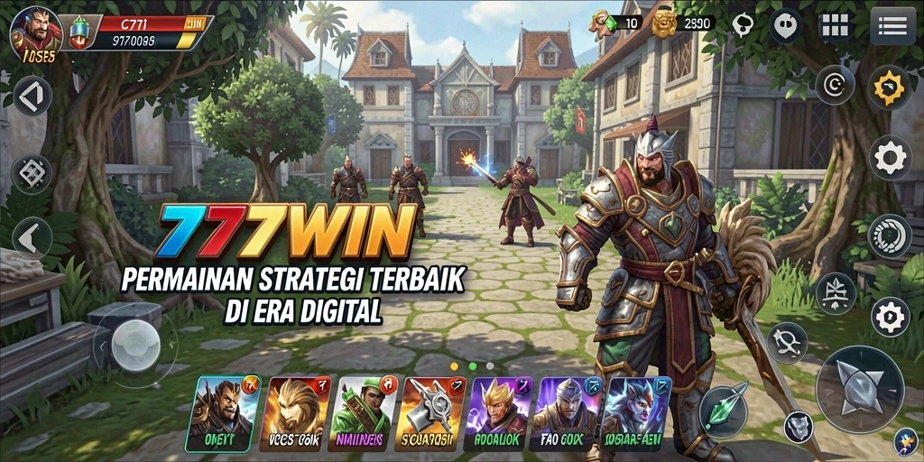 Screenshot gameplay SLG dari 777WIN menampilkan aksi strategis yang mendebarkan.