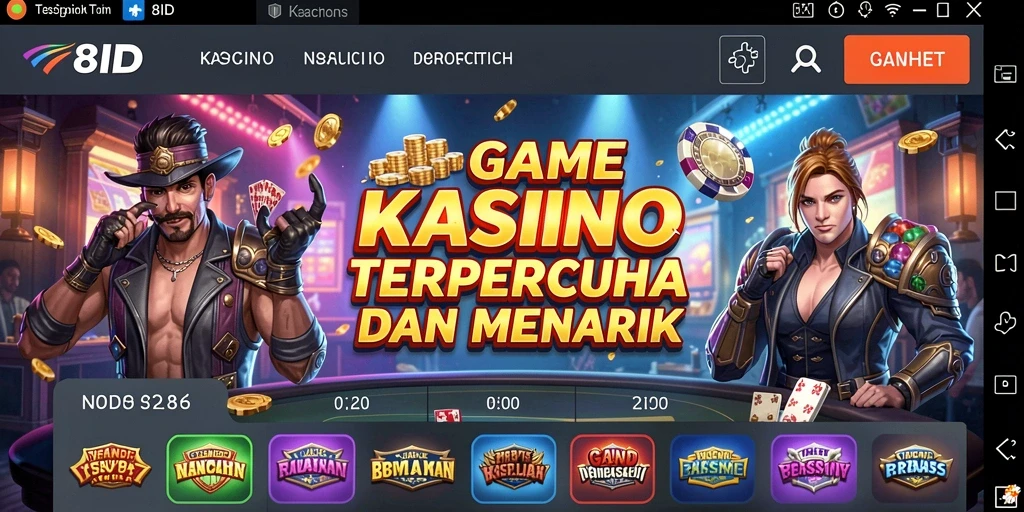 Tampilan gameplay menarik dari 8ID yang siap menantang pemain.