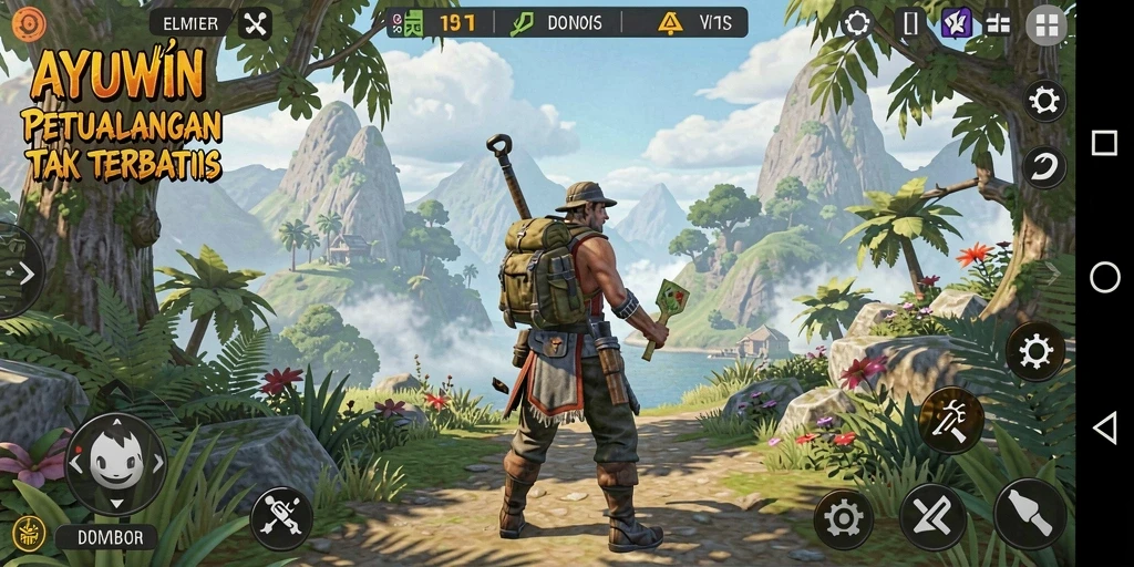 Gambaran gameplay AYUWIN dengan tantangan Open World yang menakjubkan.