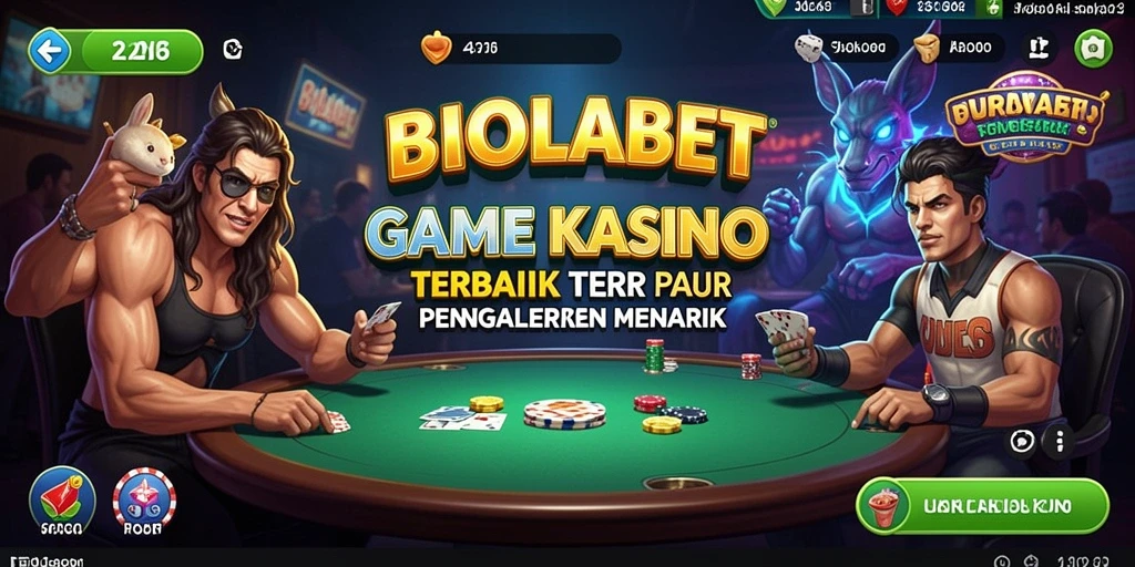 Tampilan gameplay Kasino BIOLABET yang menawan dan interaktif.