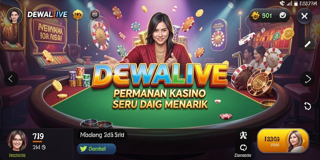 Tampilan gameplay seru dan interaktif di DEWALIVE.