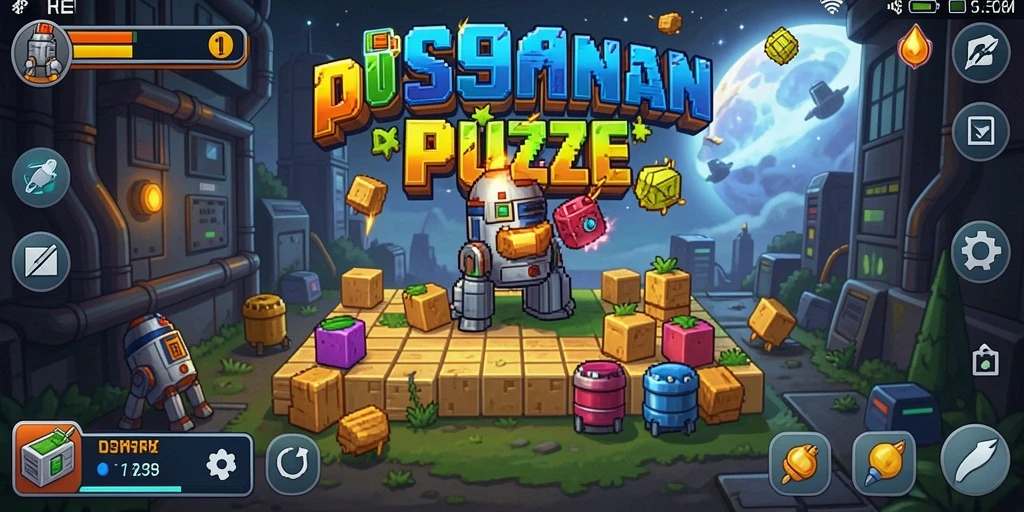 Tampilan gameplay DS99 yang menarik dengan tantangan puzzle.
