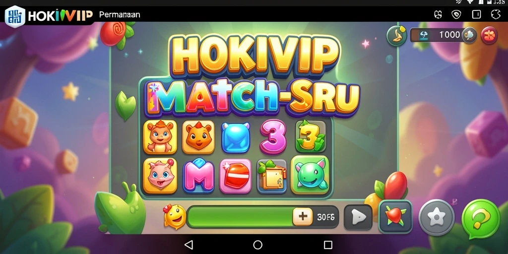 Tampilan gameplay HOKIVIP yang menarik dan penuh warna.