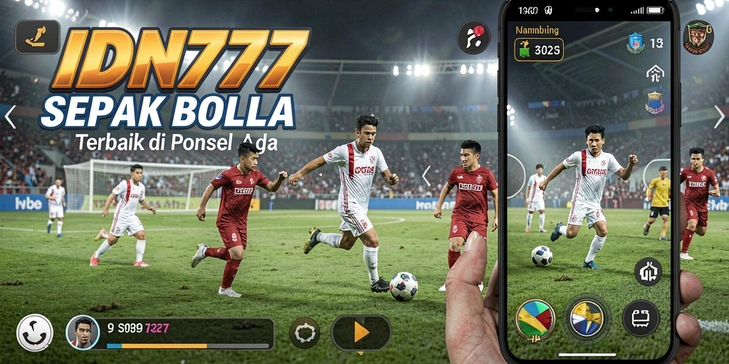 Tangkapan layar IDN777 menampilkan aksi pertandingan sepak bola yang mendebarkan.
