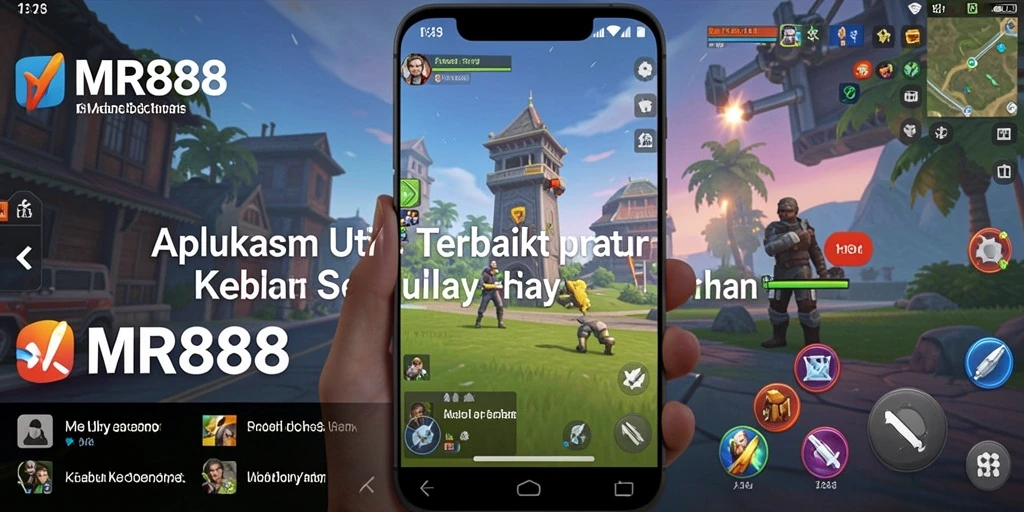 Tampilan aplikasi MR888 dengan fitur-fitur Utility yang lengkap.