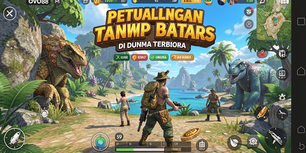 Tangkapan layar OVO88 menunjukkan aksi seru dalam dunia terbuka.