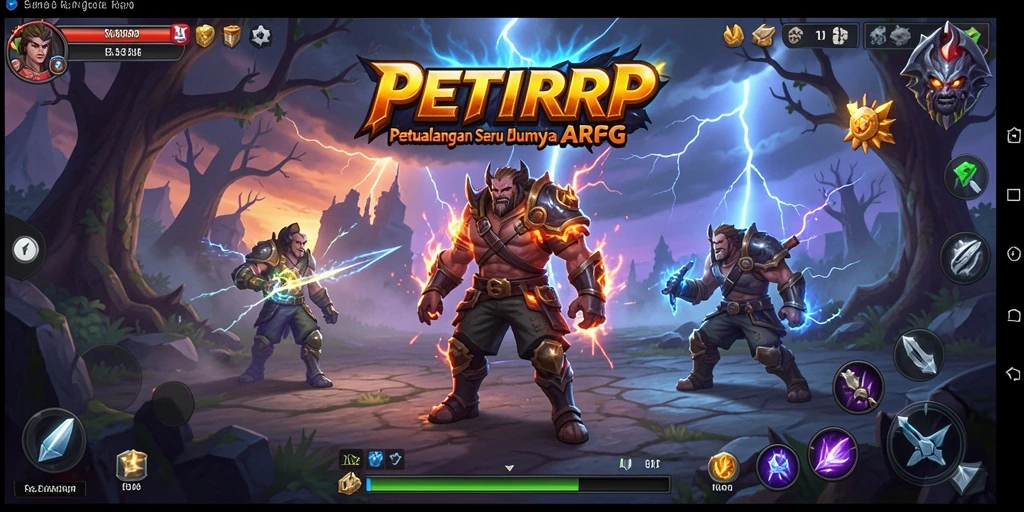 Screenshot gameplay seru di dunia ARPG PETIRRP.