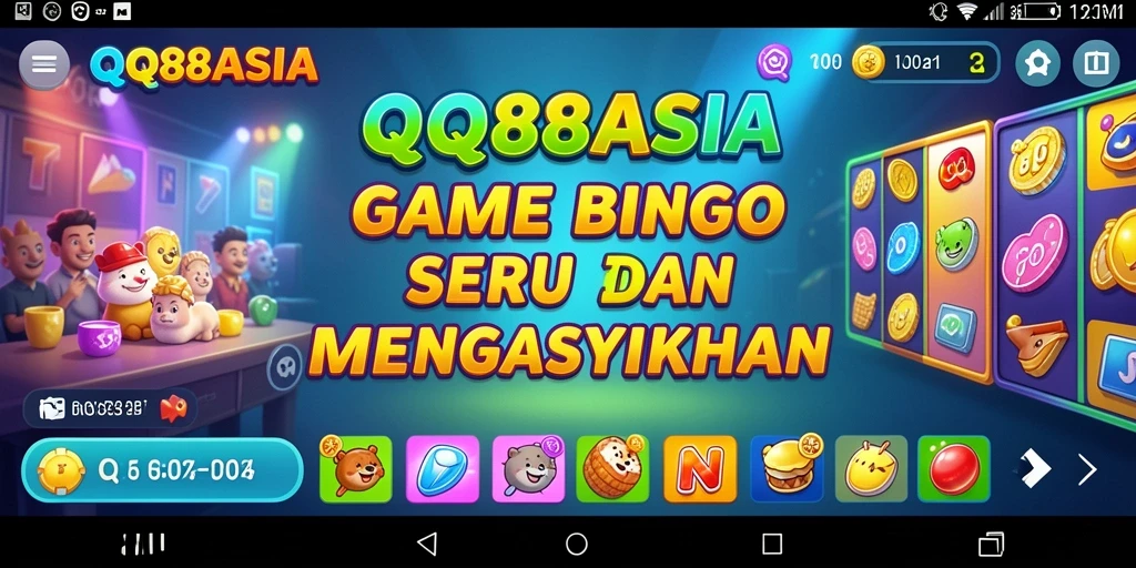 Tampilan menarik saat bermain Bingo di QQ88ASIA.