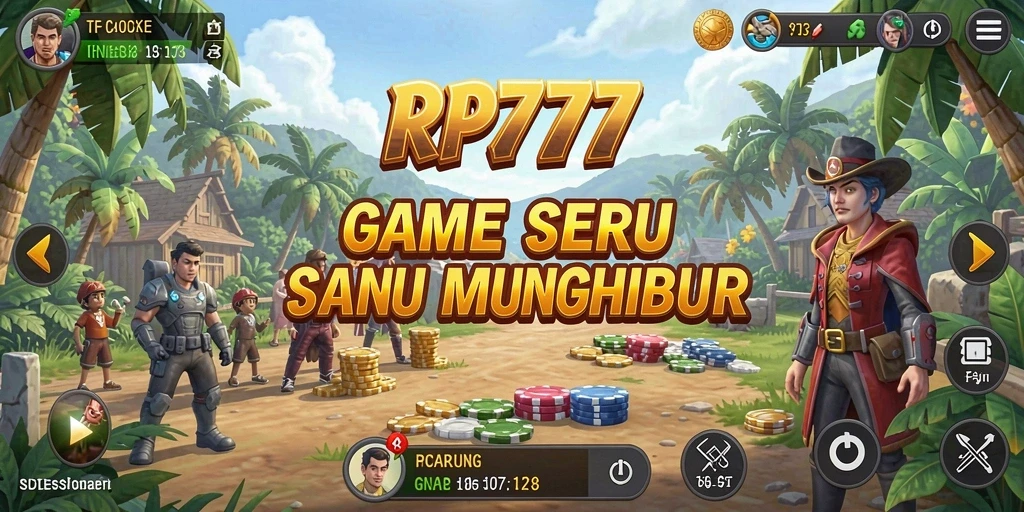 Tampilan gameplay RP777 yang seru dan penuh warna.