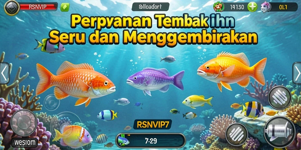 Tampilan gameplay seru saat berburu ikan di RSNVIP7.