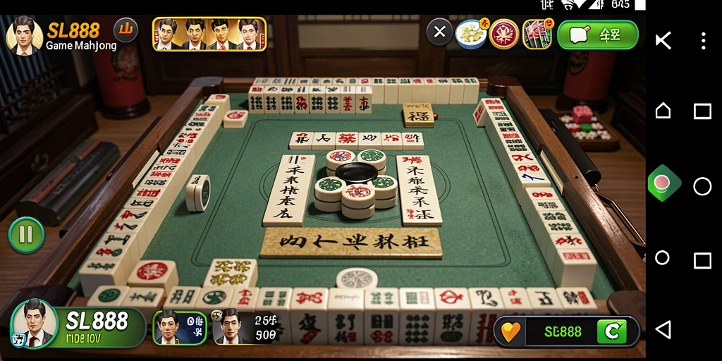 Gameplay SL888 yang seru dan menantang saat bermain Mahjong.