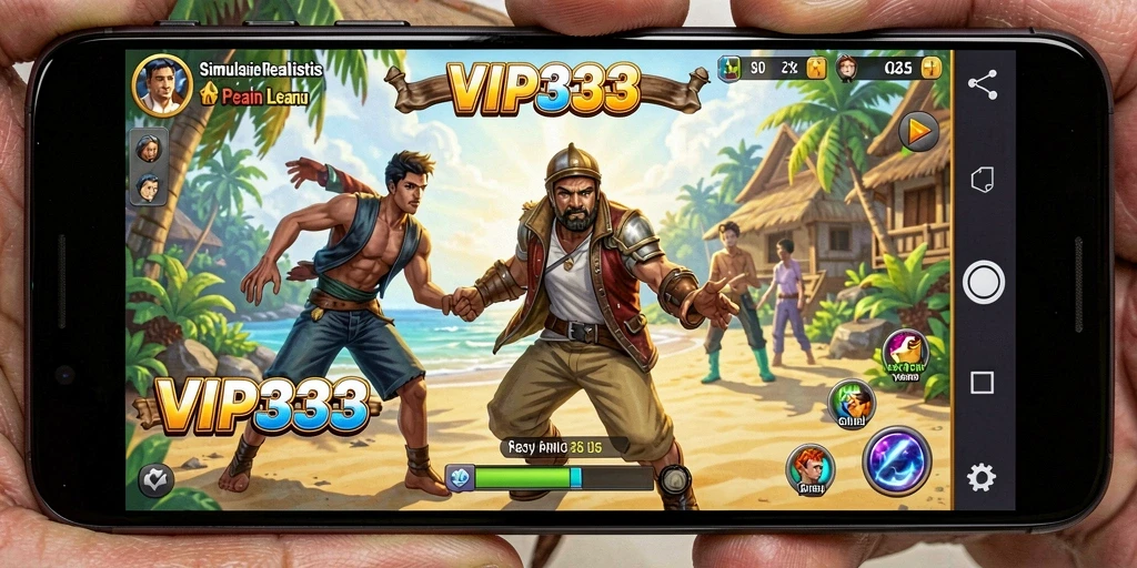 Tampilan gameplay VIP333 dengan elemen simulasi yang memikat.